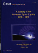 Copertina  A history of the European Space Agency, 1958-1987