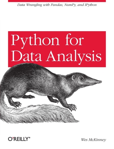 Copertina  Python for data analysis : data wrangling with pandas, NumPy, and IPython