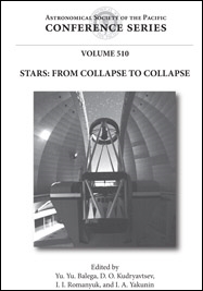 Copertina  Stars : from collapse to collapse : proceedings of a conference held at Special Astrophysical Observatory, Nizhny Arkhyz, Russia 3-7 October 2016