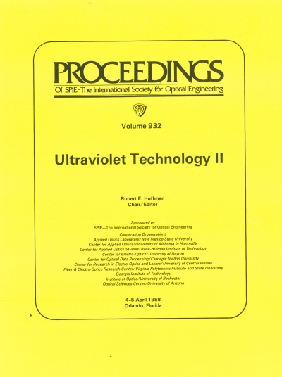 Copertina  Ultraviolet technology 2. : 4-5 April 1988, Orlando, Florida